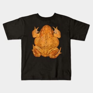 Anatomy of A Toad Black Outline Art Kids T-Shirt